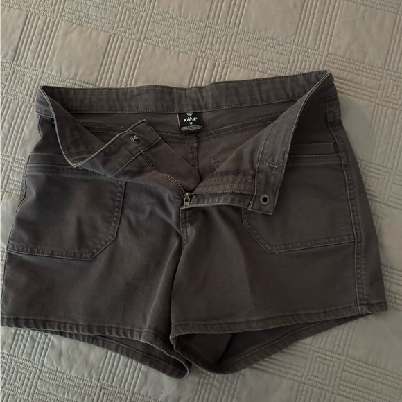 Kuhl Kontour 4” Pavement Gray Women's Hiking Shorts Size 10 - Picture 4 of 16